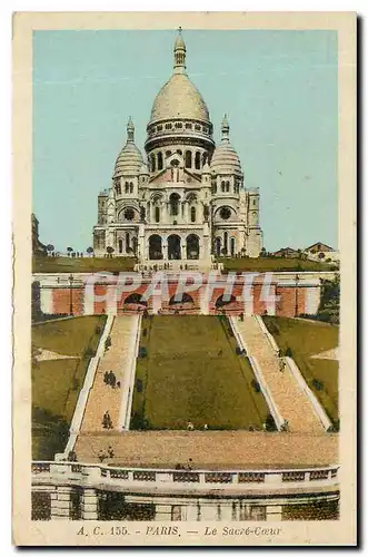 Cartes postales Paris Le Sacre Coeur