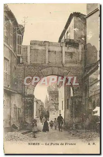 Cartes postales Nimes La Porte de France