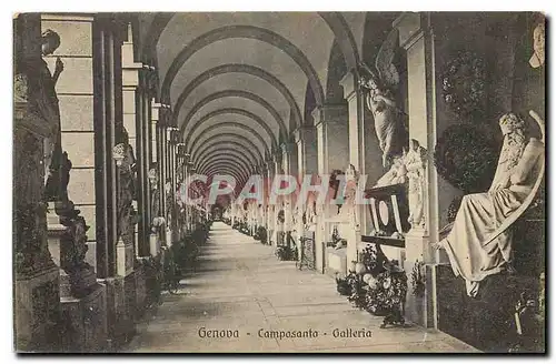 Cartes postales Genova Camposanta Galleria