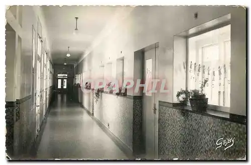 Moderne Karte Sanatorium Marin de Pen Bron par Le Croisic Loire Inf Couloir du Pavillon Panckoucke