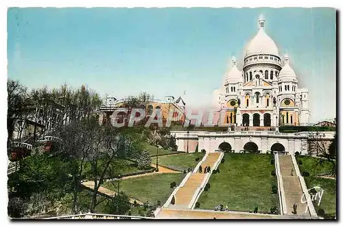 Cartes postales moderne Paris et ses Merveilles La Basilique du Sacre Coeur de Montmartre