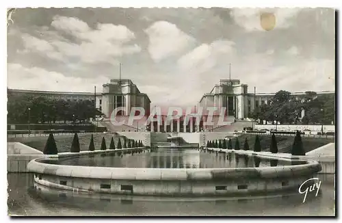 Moderne Karte Paris et ses Merveilles Le Palais de Chaillot