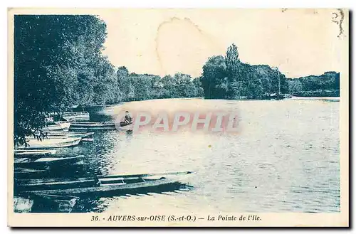 Cartes postales Auvers sur Oise S et O La Pointe de l'lle