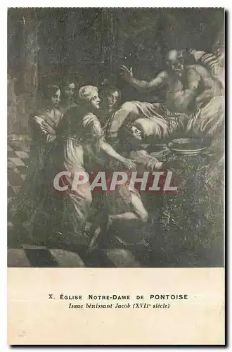 Cartes postales Eglise Notre Dame de Pontoise Isaac benissant Jacob