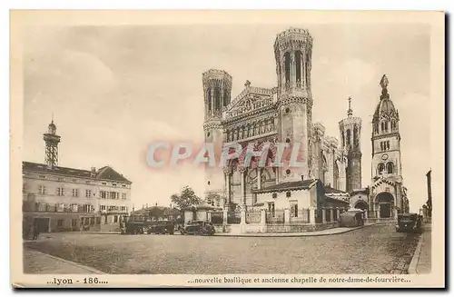 Ansichtskarte AK Lyon Nouvelle basilique et ancienne chapelle de notre dame de fourviere