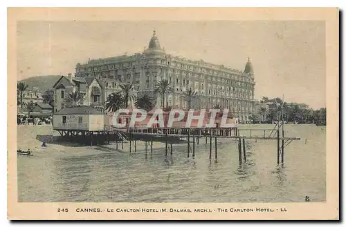 Cartes postales Cannes Le Carlton Hotel