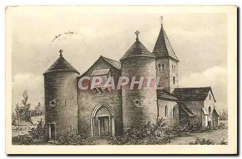 Ansichtskarte AK Saint Desert SL L'Eglise d'apres une ancienne gravure