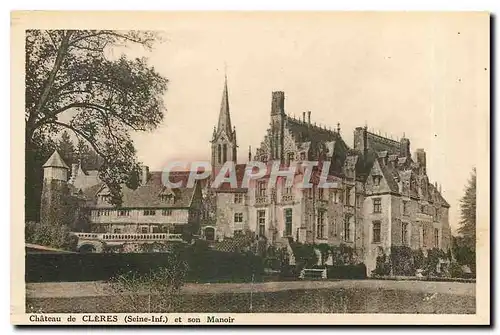 Ansichtskarte AK Chateau de Cleres Seine Inf et son Manoir