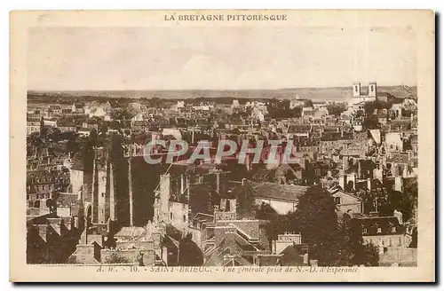 Cartes postales Saint Brieuc Vue generale prise de ND d'Esperance