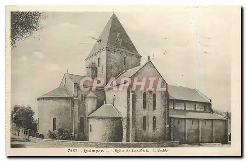 Ansichtskarte AK Quimper L'Eglise de Loc Maris L'Abside