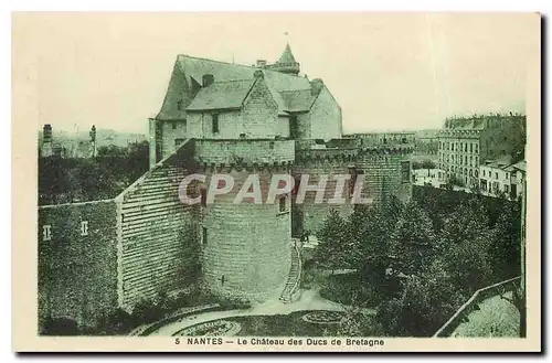 Ansichtskarte AK Nantes Le Chateau des Ducs de Bretagne