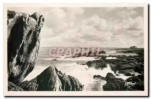 Ansichtskarte AK Penmarch St Guenole Finistere La Cote sauvage