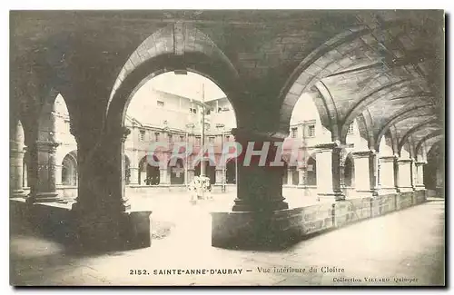 Cartes postales Sainte Anne d'Auray Vue interieure du Cloitre