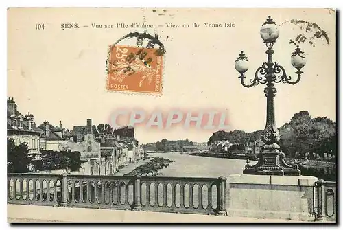 Cartes postales Sens Vue sur l'lle d'Yonne