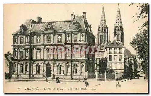 Cartes postales Saint Lo L'Hotel de Ville