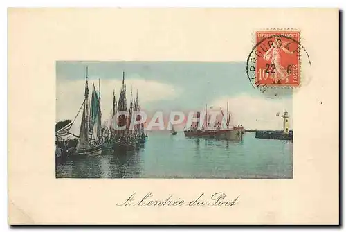 Ansichtskarte AK A l'entree du Port Bateaux Phare