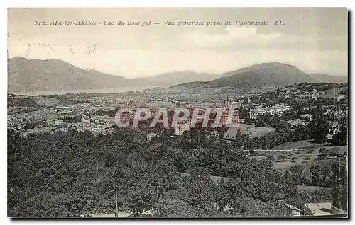 Cartes postales Aix les Bains Vue generale prise du Panoramic