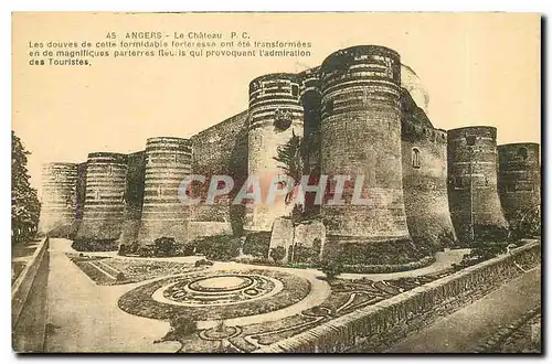 Cartes postales Angers Le Chateau