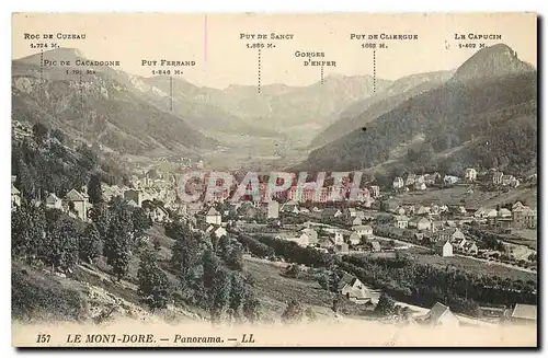 Cartes postales Le Mont Dore Panorama