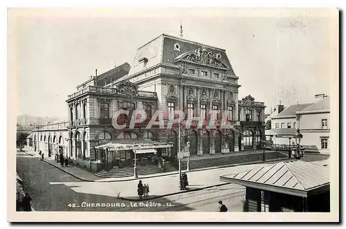 Cartes postales Cherbourg Le theatre