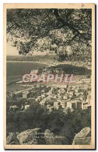 Cartes postales Nice Vue generale prise du Mont Boron