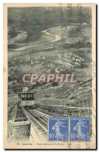 Cartes postales Lourdes Funiculaire du Pic du Jer