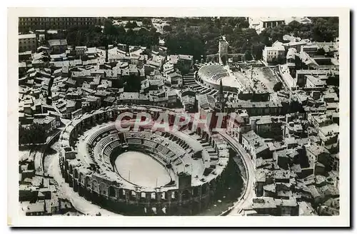 Moderne Karte Arles L'Ampitheatre Romain et le Theatre antique