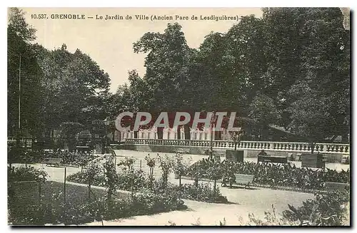 Ansichtskarte AK Grenoble Le Jardin de Ville Ancien Parc de Lesdiguires