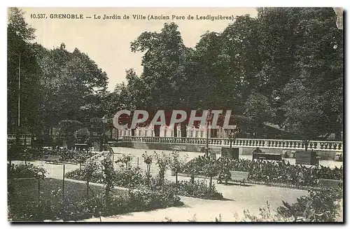 Cartes postales Grenoble Le Jardin de Ville Ancien Parc de Lesdiguires