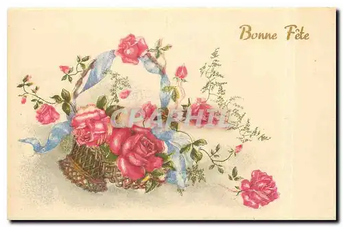Cartes postales Bonne Fete Fleurs