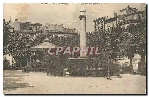 Cartes postales Antibes AM Place Nationale Kiosque