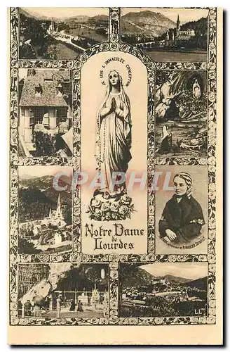 Cartes postales Notre Dame de Lourdes