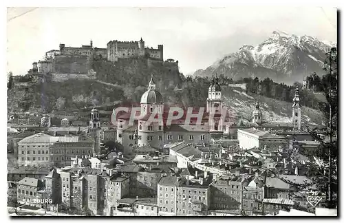 Cartes postales moderne Die Alistadt gesehen vom Kapuzinerberg mit Untersberg