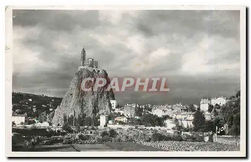 Cartes postales moderne Le Puy Hte Loire La Chapelle et le rocher St Michel d'Aiguilhe