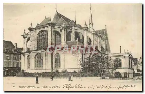 Ansichtskarte AK Montargis Abside de l'Eglise