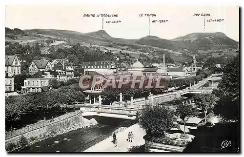 Cartes postales moderne La Bourboule Vue generale prise du Casino