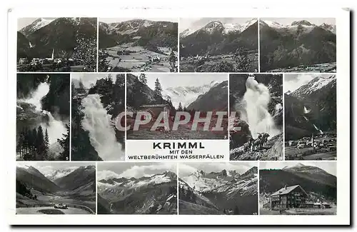 Ansichtskarte AK Krimml mit den Weltberuhmten Wasserfallen