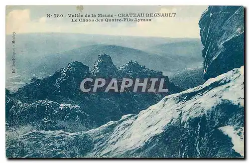 Ansichtskarte AK Vallee de la Meuse Chateau Regnault Le Chaos des Quatre Fils Aymon