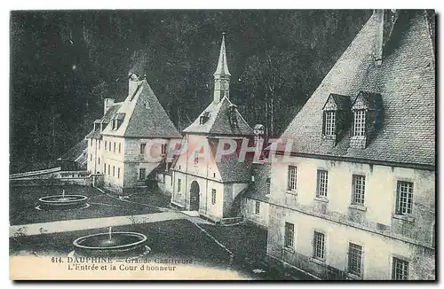 Cartes postales Dauphine Grande Chartreuse L'Entree et la Cour d'honneur