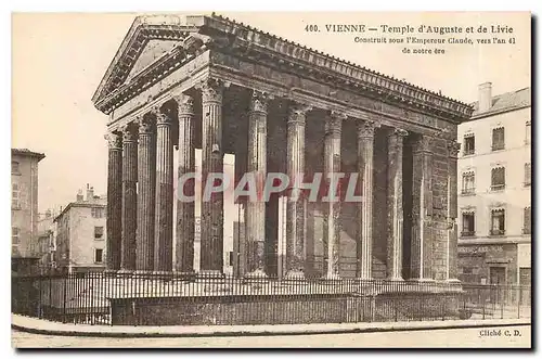 Ansichtskarte AK Vienne Temple d'Auguste et de Livie