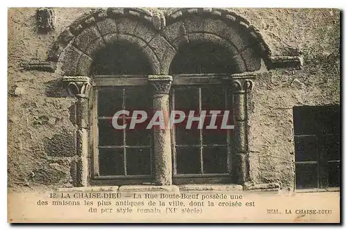 Cartes postales La Chaise Dieu La Rue Boute Boeuf possede une des maisons