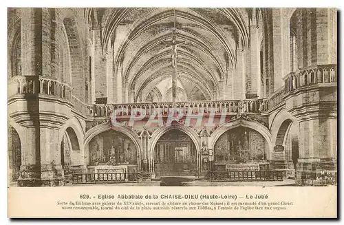 Cartes postales Eglise Abbatiale de la Chaise Dieu Haute Loire