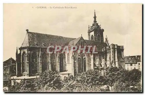 Cartes postales Colmar La Cathedrale Saint Martin