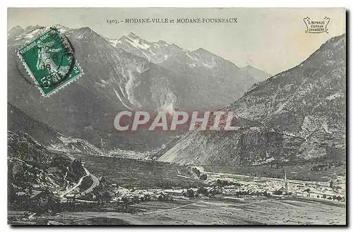 Cartes postales Modane Ville et Modane Fourneaux