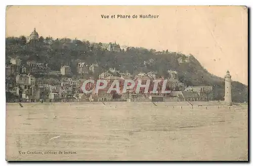 Cartes postales Vue et Phare de Honfleur