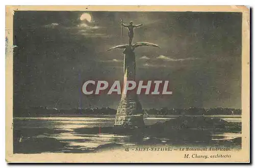 Cartes postales Saint Nazaire Le Monument Americain