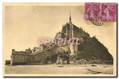 Ansichtskarte AK Le Mont St Michel Manche Cote Sud Est