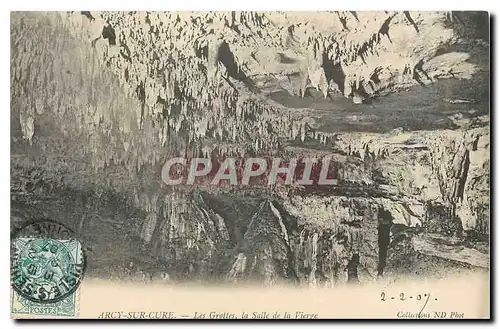 Cartes postales Arcy sur Cure Les Grottes la Salle de la Vierge