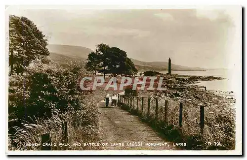 Cartes postales Bowen Craig Walk and Battle of Largs Monument Largs