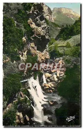 Cartes postales moderne Le Vercors Les cascades de la Bourne a Pont et Royans